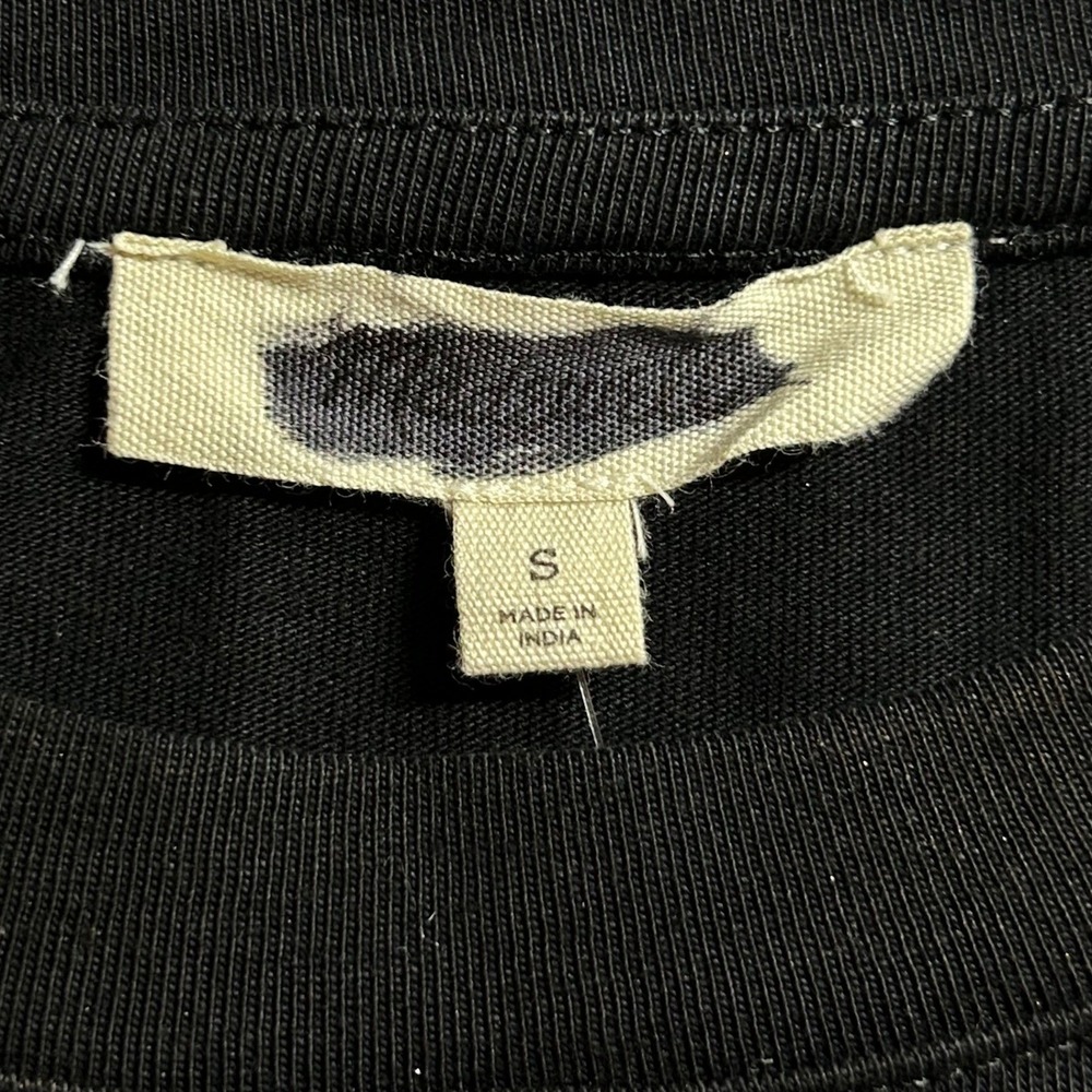 Madewell Women's Black Puff Sleeve Crewneck Knit Top Size S Small New - Picture 7 of 9